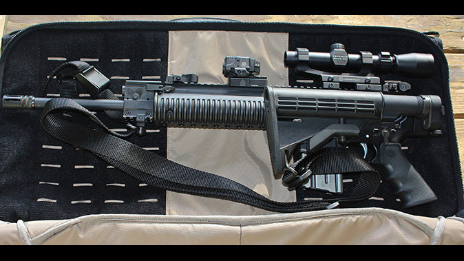 Vertx Professional Rifle Garment gun bags open left profile