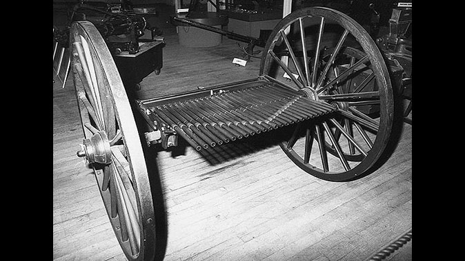 Billinghurst-Requa Battery Gun First machine gun wheels
