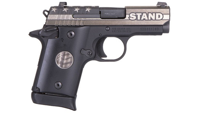 sig sauer P938 STAND pistol right profile