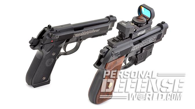BBs vs Pellets pistols rear angle