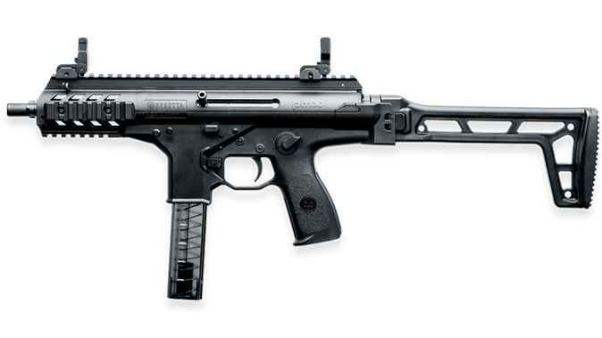 Beretta PMX submachine gun extended left profile