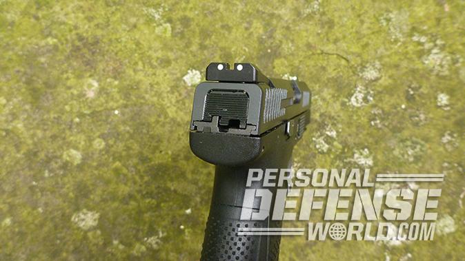 CZ P-10 C pistol rear sight