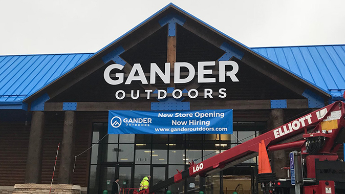 gander outdoors store grand opening