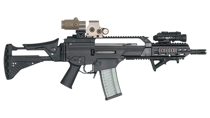 HK G36K rifle right profile