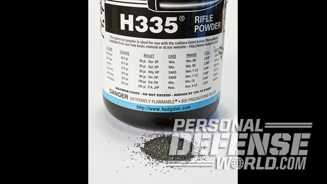 handloading hodgdon h335 powder