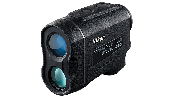 Nikon Monarch 3000 Stabilized rangefinder left angle