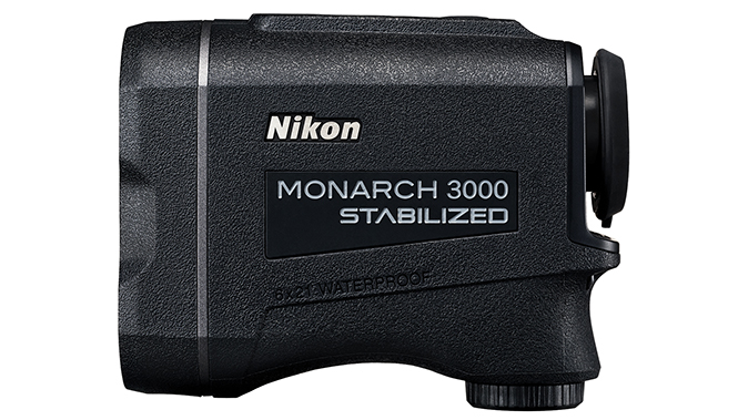 Nikon Monarch 3000 Stabilized rangefinder left profile