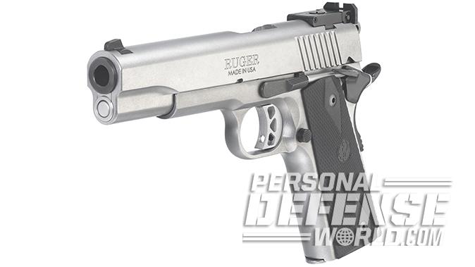 Ruger SR1911 Target 10mm pistol left angle