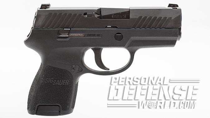 sig sauer p320 subcompact pistol right profile
