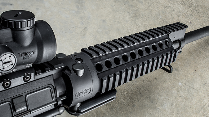 windham weaponry RMCS-4 review rifle rail and handguard