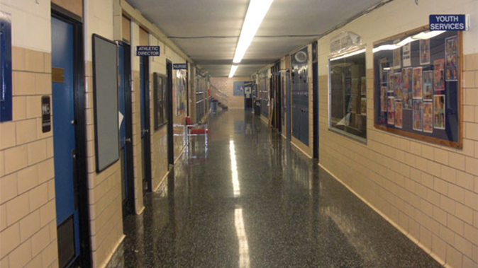 trump school safety plan school hallway