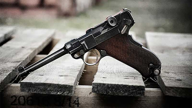 W+F Bern 1906-29 Cal. 7.65mm luger pistol edelweiss arms