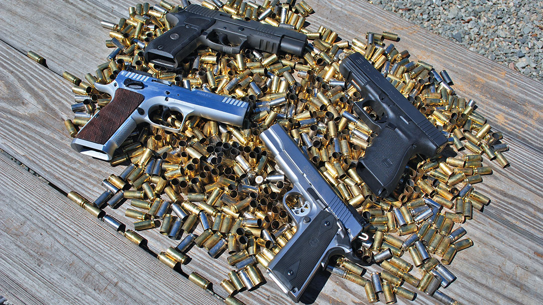 Diverse Firearm Calibers 10mm Auto handguns