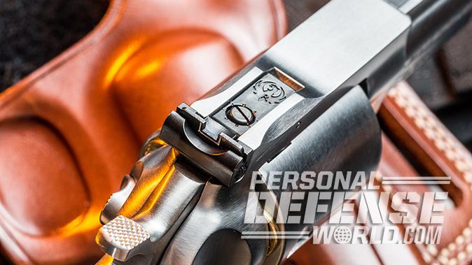 ruger gp100 review revolver rear sight