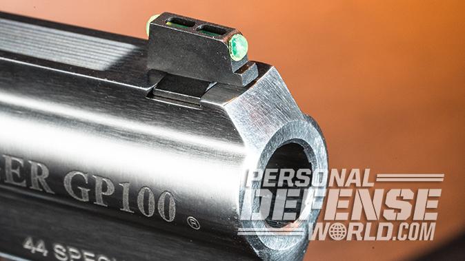 ruger gp100 review revolver front sight