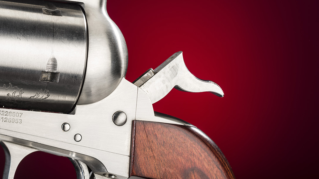 Freedom Arms Model 83 Premier Grade Stalker revolver hammer