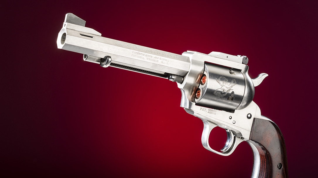 Freedom Arms Model 83 Premier Grade Predator revolver left profile