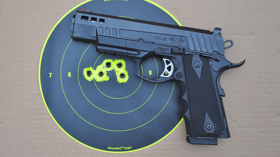 ATI FXH-45 pistol target