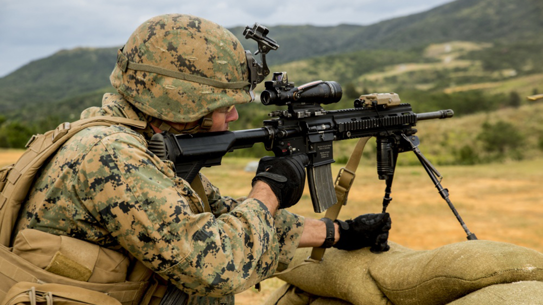 marines m27 iar rifle test