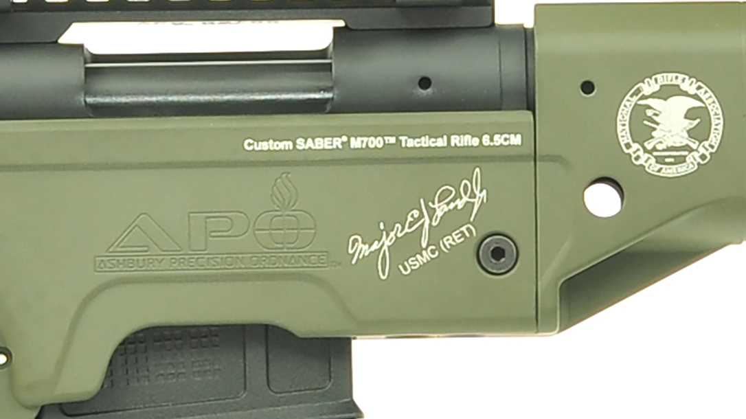 Ashbury Saber-M700 Maj. Edward James Land Tactical Rifle signature