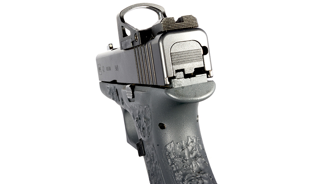 Suarez Guttersnipe Glock 43 pistol rear sight