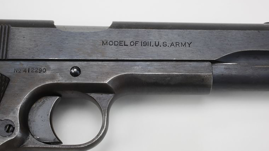surplus 1911 pistol slide right side