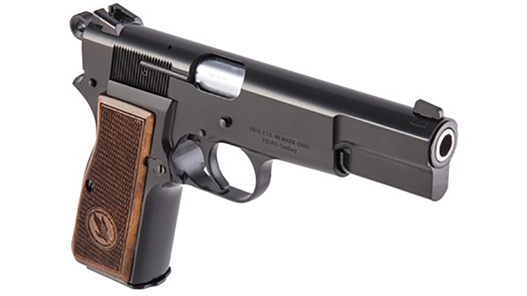 TISAS Regent BR9 pistol front angle