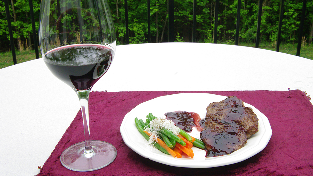 Venison Rounds, Top Rounds, Bottom Rounds, cooking, hunting, wine pairing