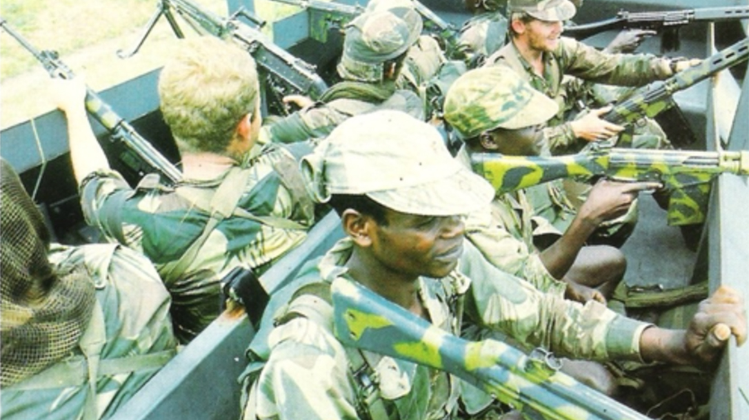 at armor rhodesian army camo rifles