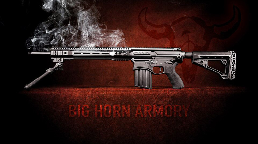 Big Horn Armory AR500 rifle smoking