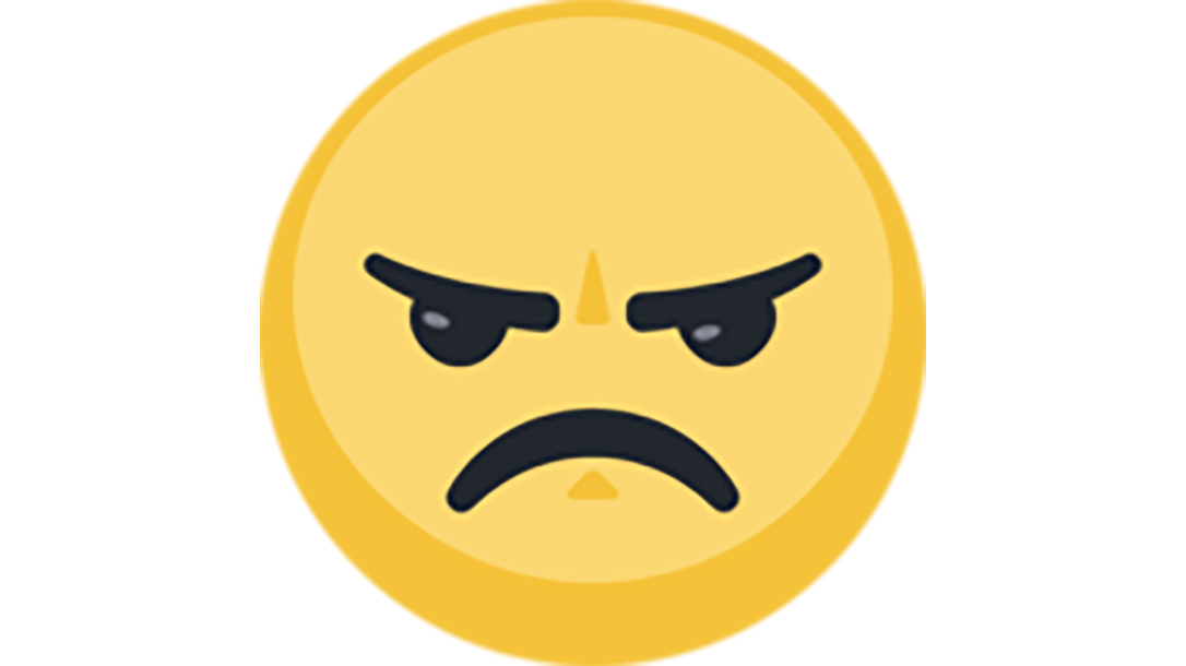 Facebook angry face emoji gun accessories