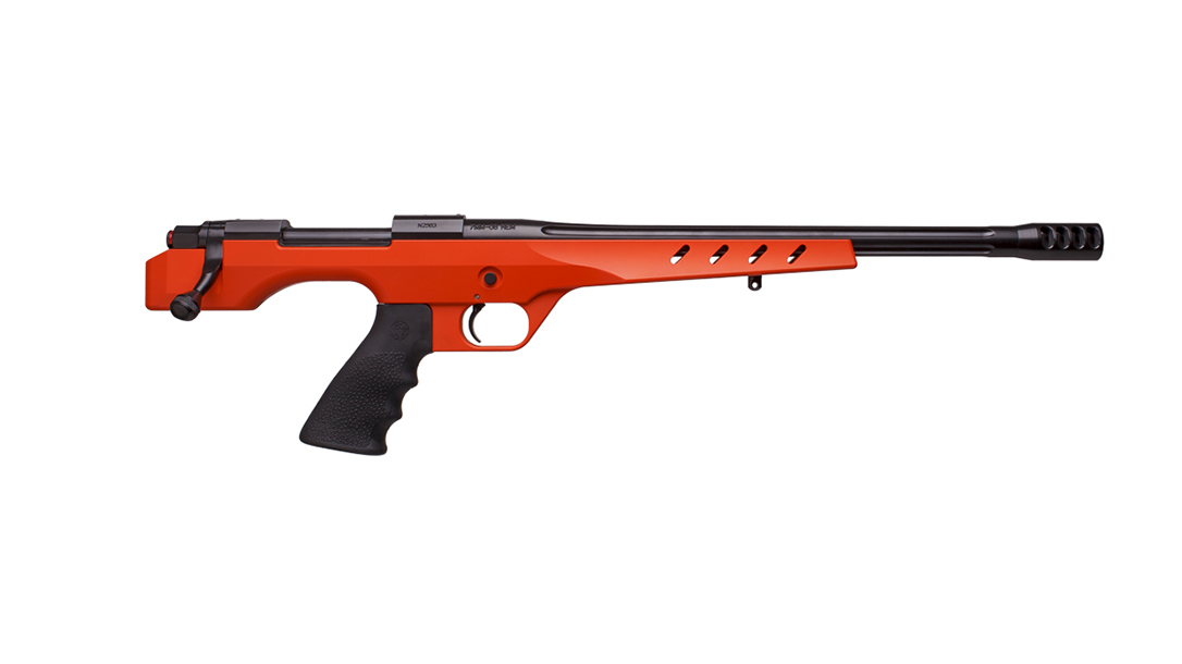 Nosler M48 NCH handgun orange right profile