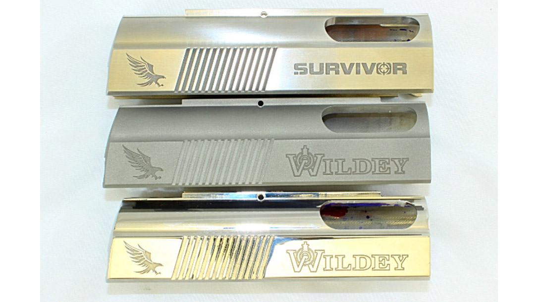 Wildey Survivor pistol pistol slides