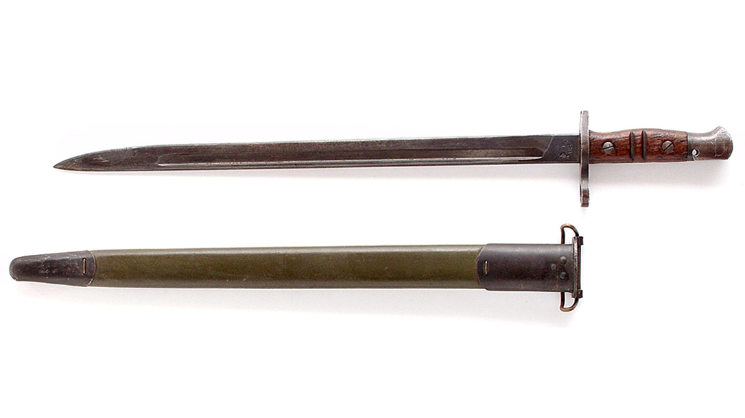 M1917, M1917 Enfield, M1917 Enfield rifle, M1917 Enfield rifle bayonet, m197 rifle scabbard