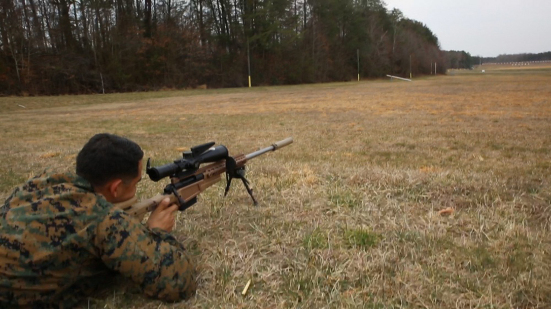 marines mk13 mod 7 rifle shooting