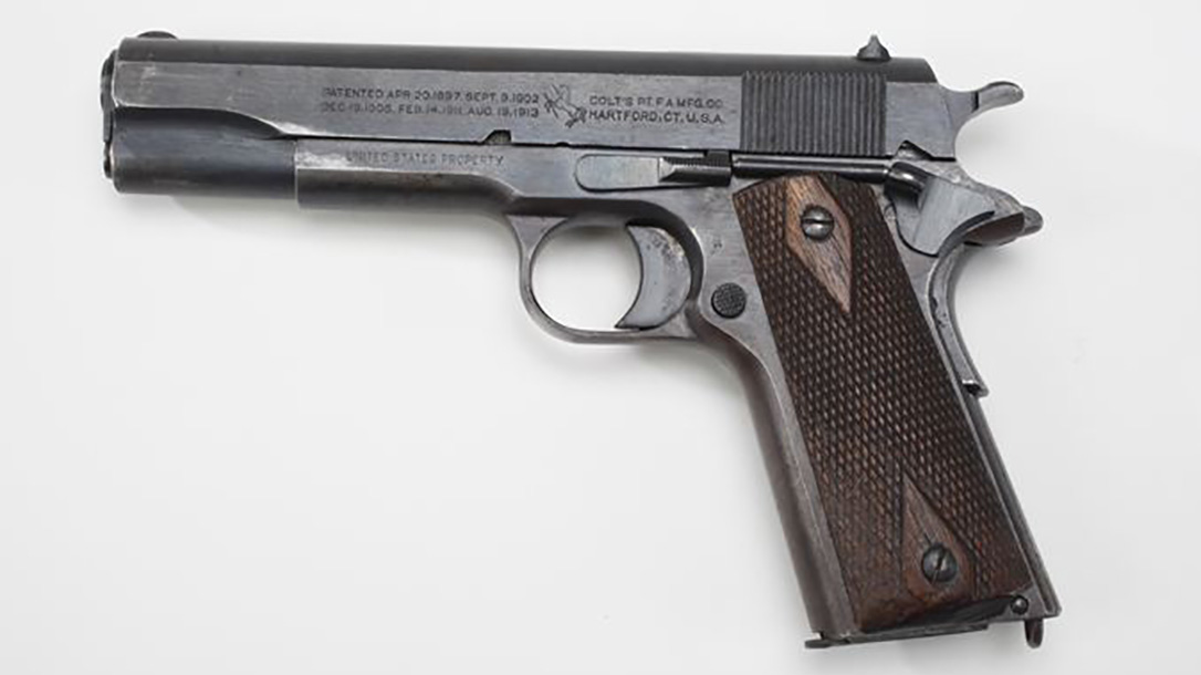surplus 1911, 1911, 1911 pistol, 1911 pistol left profile