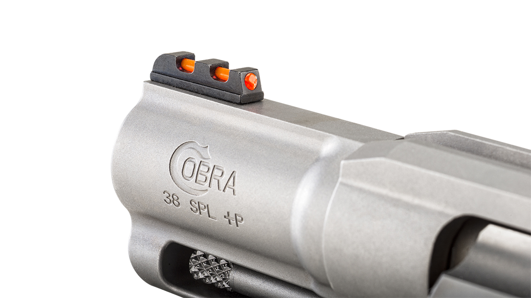 Colt Cobra Revolver, Range Test, Gun Review, front sight
