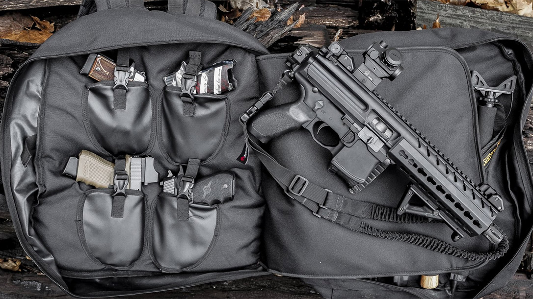Ballistic Gear Grab, Hackett Equipment Big Bertha Range Backpack, guns