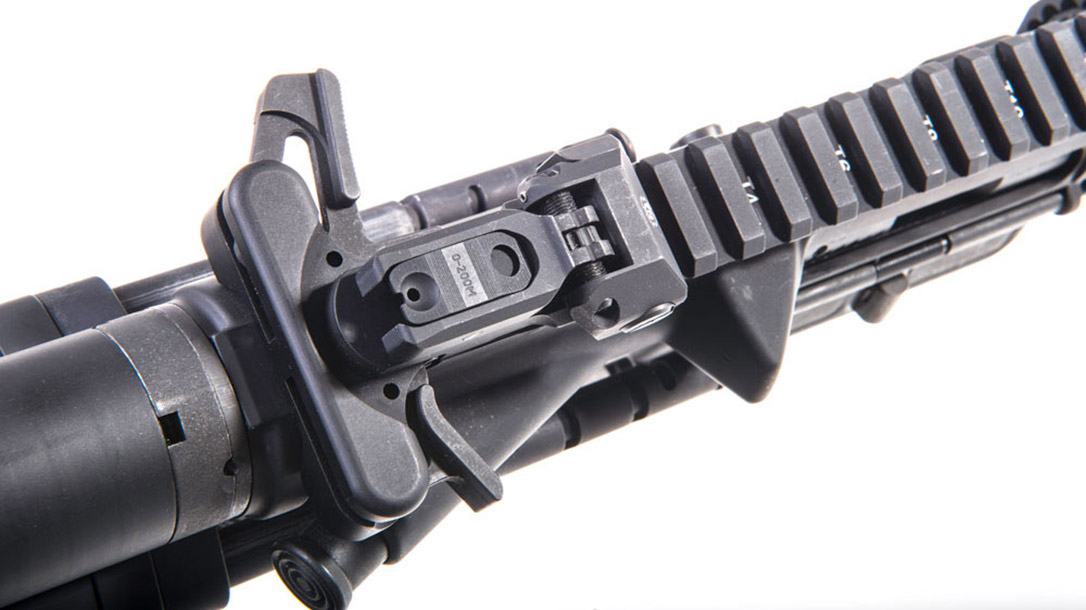 Ballistic Gear Grab, Troy SOCC CQB Carbine, charging handle