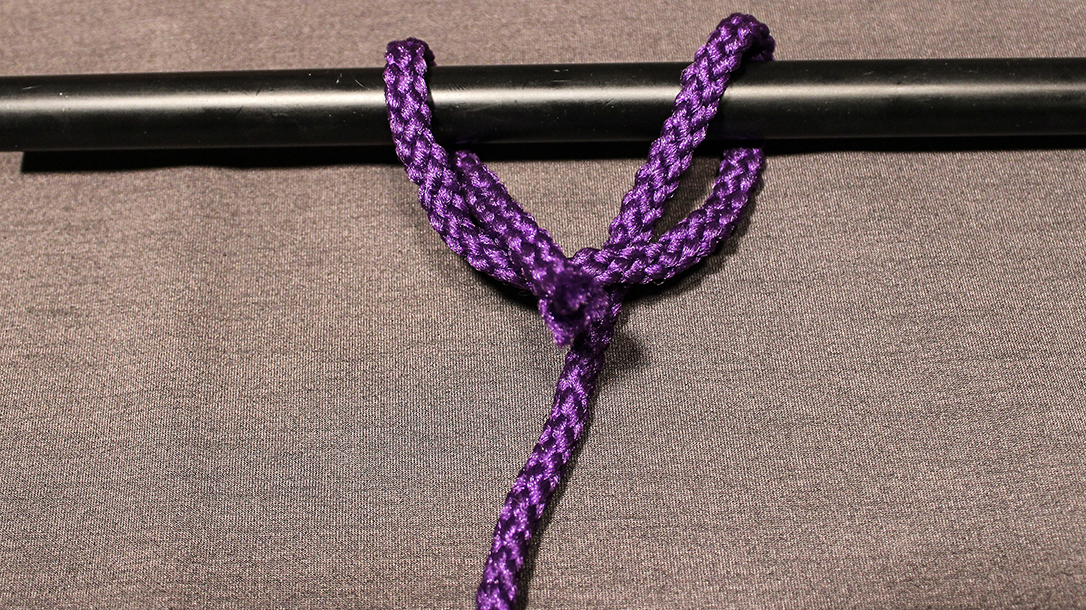 Rope Knots, Clove Hitch, Step 2