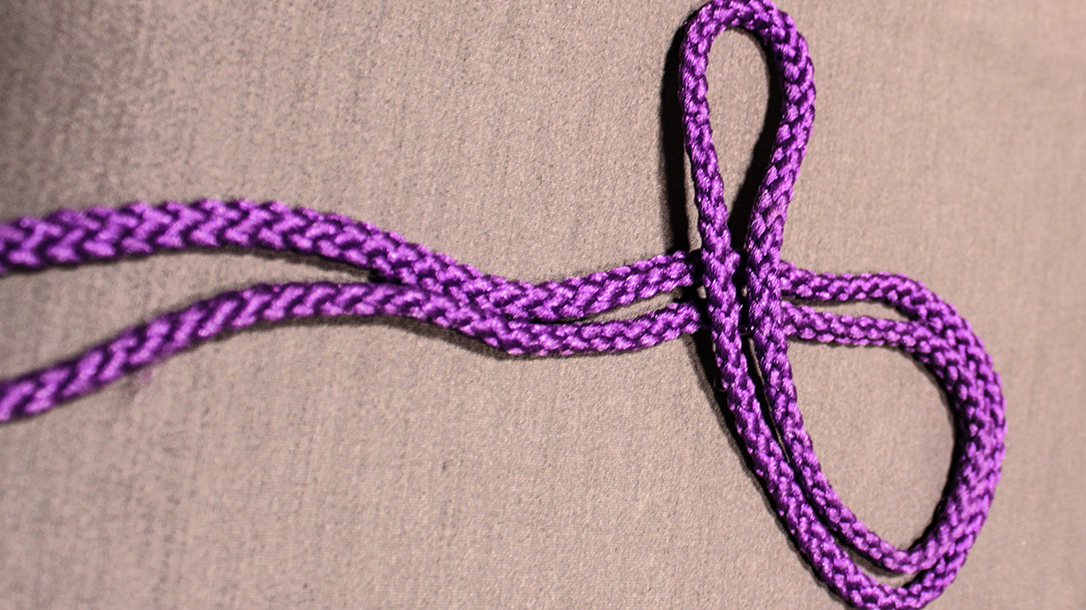 Rope Knots, Figure 8, Step 1