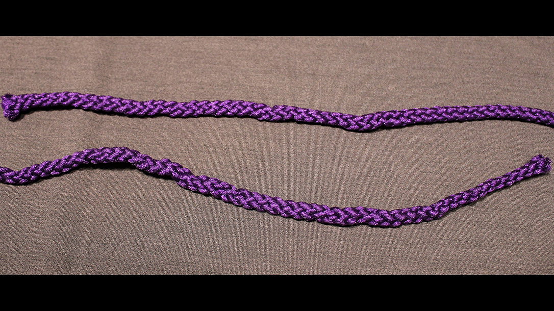 Rope Knots, Square Knot, Step 1