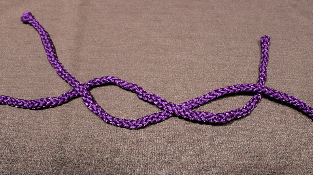 Rope Knots, Square Knot, Step 2