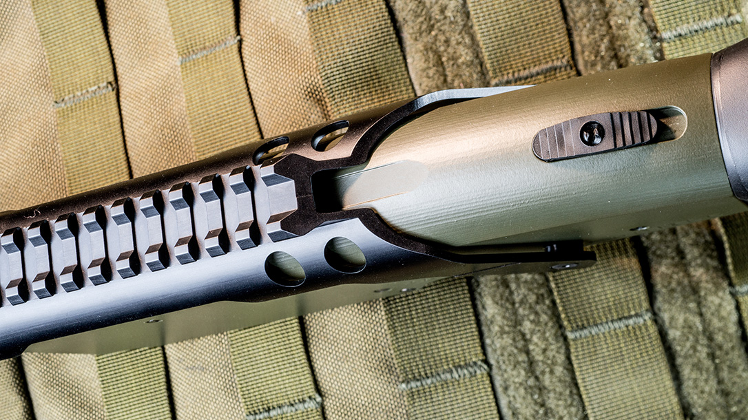 Black Aces Tactical DT Shotgun, 12-gauge shotgun, safety