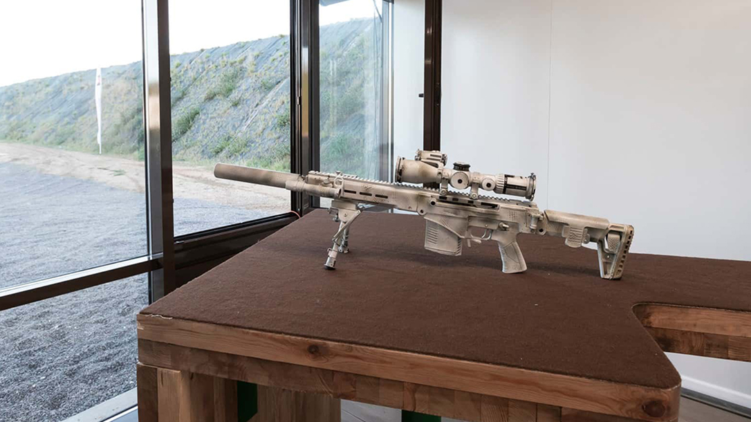 Kalashnikov SVCh-308, SVCh-308 rifle, SVCh-308 rifle left profile