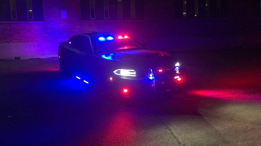 Armormax Bulletproof Dodge Charger Hellcat Police Car night