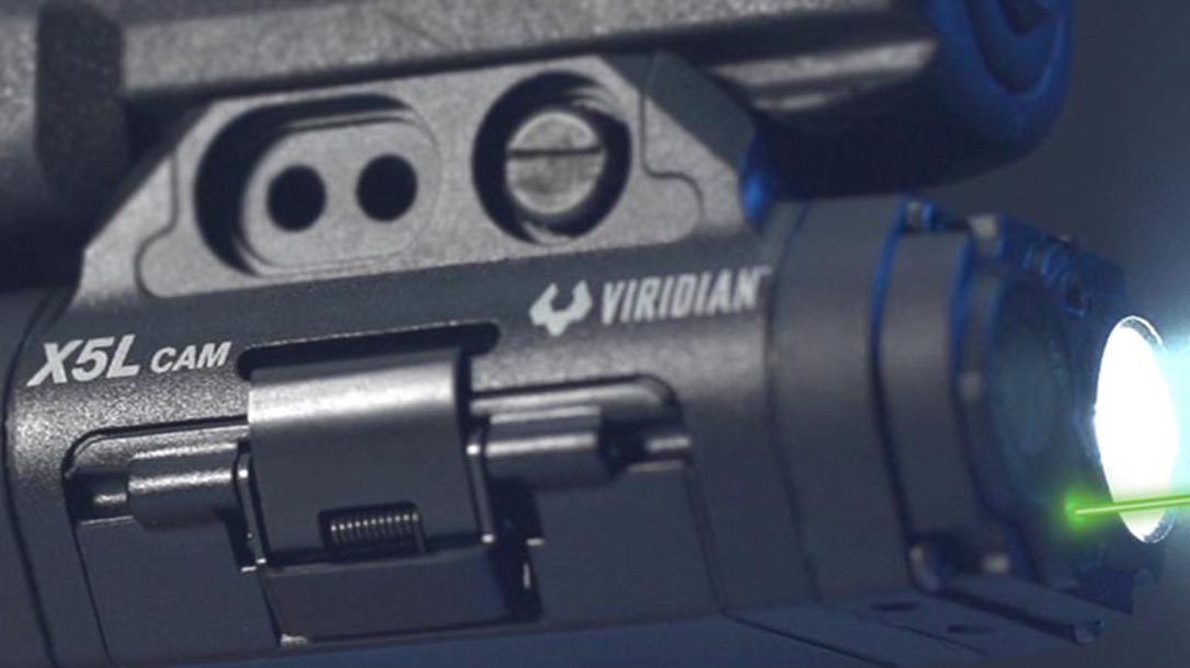 Viridian X Series Gen 3, gun camera, light, laser, side