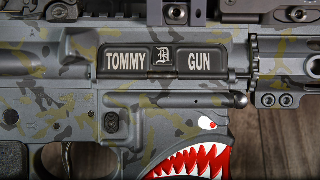 Custom AR-15 Build, Tommy Gun, dust cover up