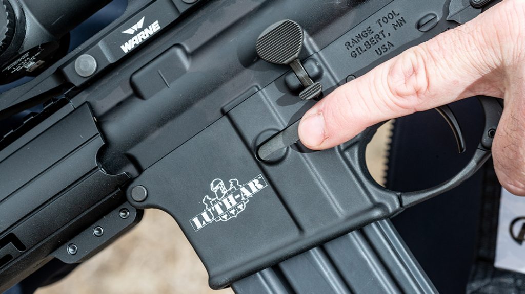 Luth-AR Rifle components, logo