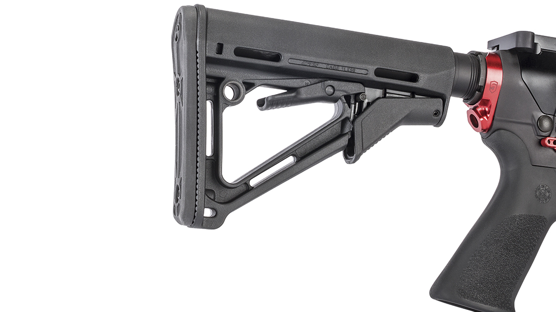 Savage MSR 10 Competition HD rifle, buttstock collapsed